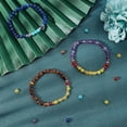 thumbnail image 6 of 1Box 280Pcs 7 Chakra Beads Natural Gemstone Geniune Stone Colorful Round Crystal Healing Energy Loose Bead Jade Agate for Jewelry Making DIY Bracelets Crafts Supplies 6MM, 6 of 7