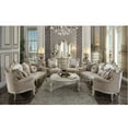 thumbnail image 3 of ACME Picardy Fabric Upholstered Sofa with 8 Pillows in Antique Pearl, 3 of 3