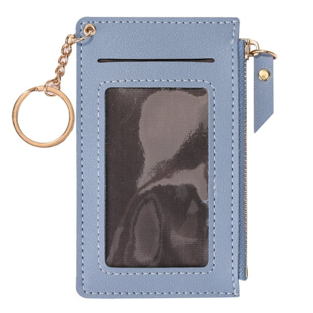 Cartera corta de piel sintética para mujer, monedero a la moda con múltiples tarjetas, tarjeta fotográfica