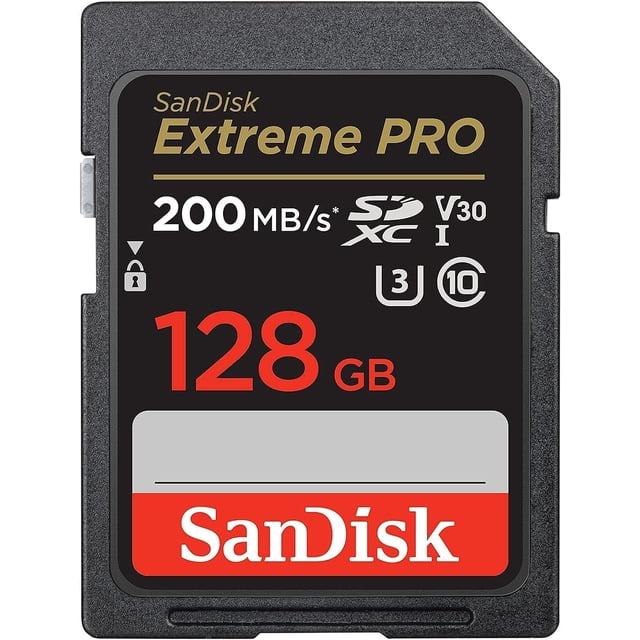 Tarjeta de memoria SanDisk Extreme PRO SDXC 128GB UHS-I C10 V30 4K