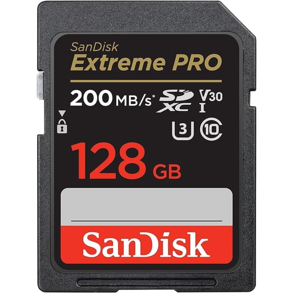 Tarjeta de memoria SanDisk Extreme PRO SDXC 128GB UHS-I C10 V30 4K