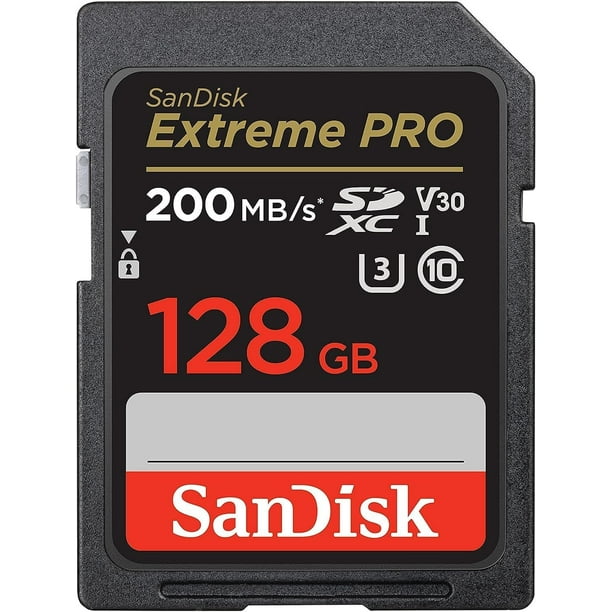 Tarjeta de memoria SanDisk Extreme PRO SDXC 128GB UHS-I C10 V30 4K