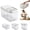 Medium, variant on Rice Flour Storage Container with Sliding Lid - 33 Lbs Large Rice Container, Tall and Narrow Food Storage Flour Bin for Kitchen Pantry Grains, Pet Dog Cat Food Storage Container