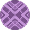 thumbnail image 1 of Ahgly Company Machine Washable Indoor Square Transitional Violet Purple Area Rugs, 3' Square, 1 of 7