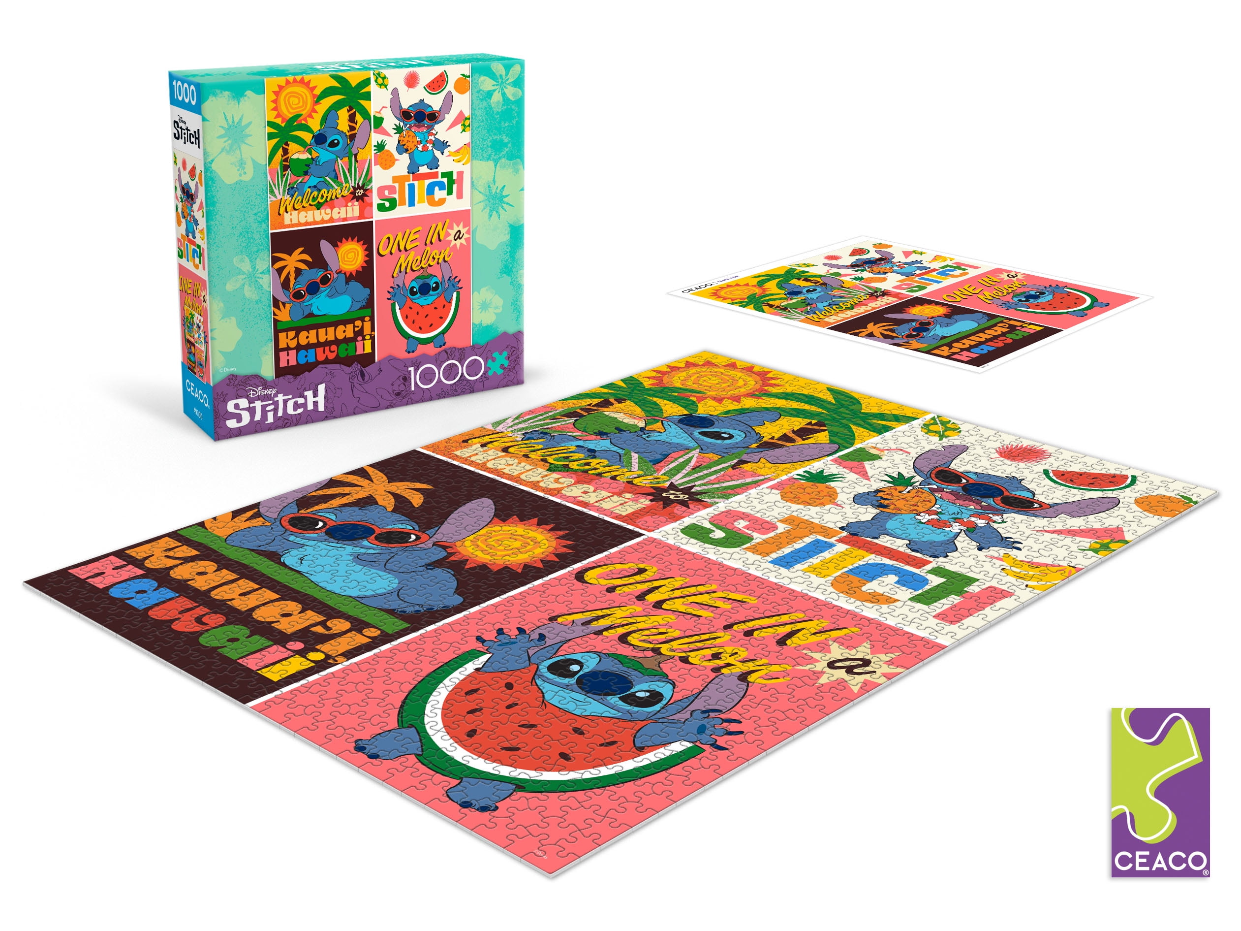 Ceaco 1000 Piece Stitch Collage Interlocking Jigsaw Puzzle