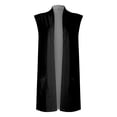thumbnail image 5 of Aboser Sleeveless Cardigans for Women Lightweight Open Front Long Vest Casual Basic Cover Up Solid Color Cardigan with Pockets, 5 of 6