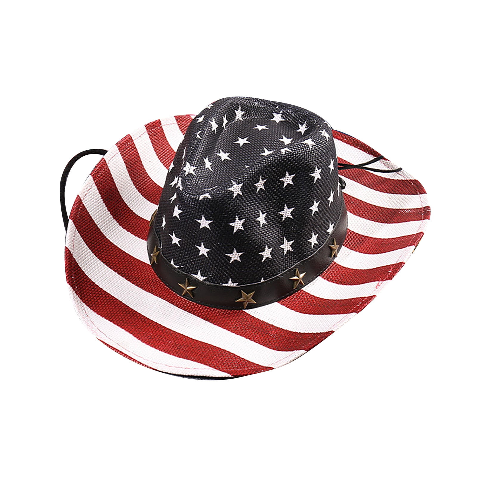 July Hat Independence Day Striped Star 