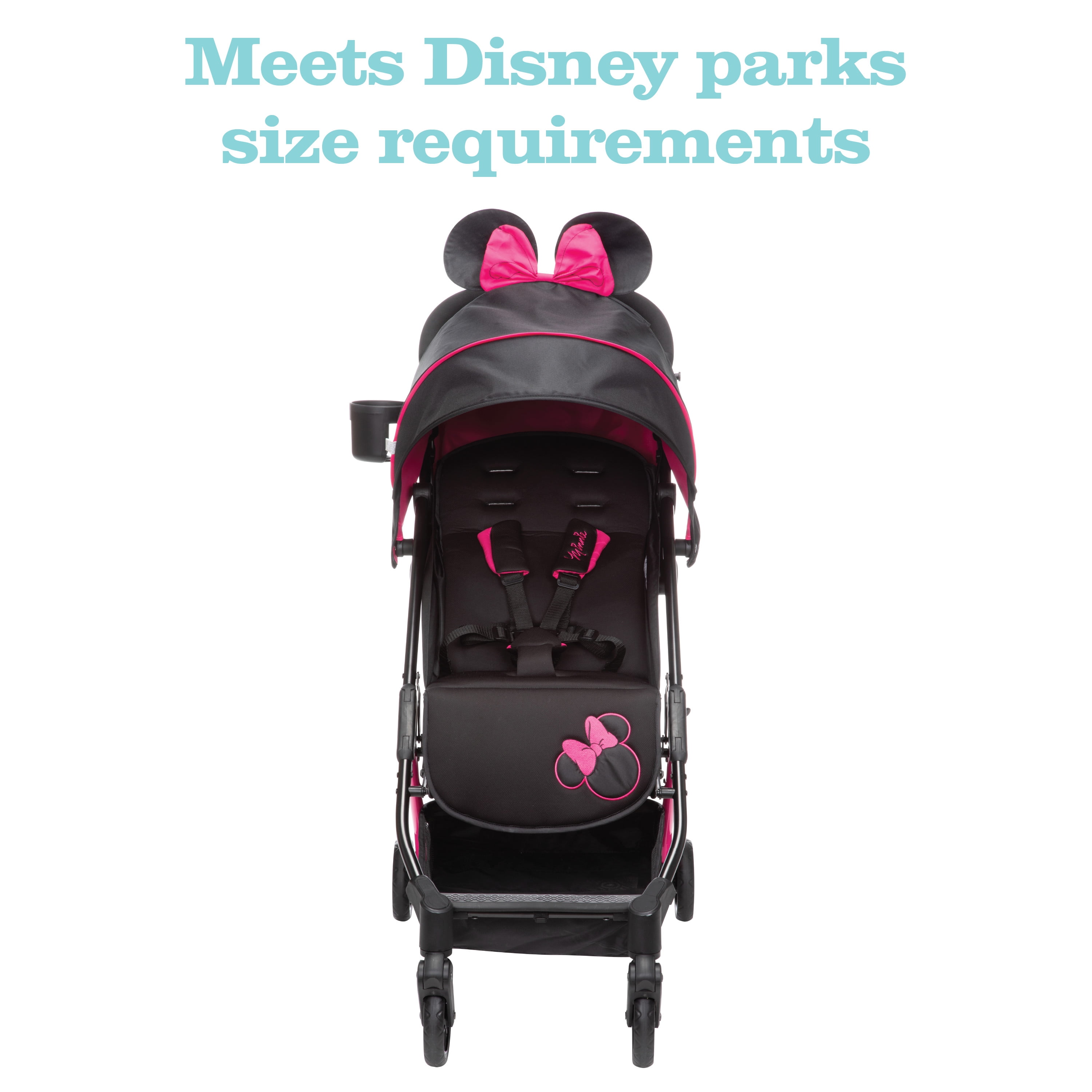 Disney Baby Teeny Ultra Compact Stroller, Let's Go Minnie!