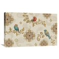 thumbnail image 1 of Global Gallery Daphne Brissonnet 'Bird Rainbow IA' Canvas Wall Art, 1 of 4