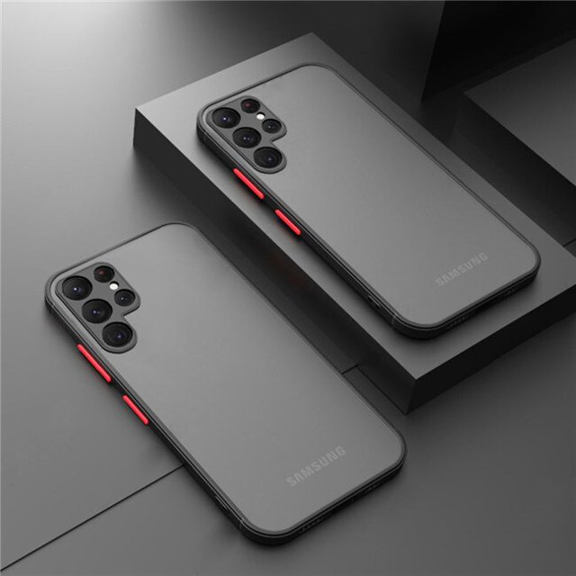 Funda de teléfono mate Armor para Samsung Galaxy S23, S22, S21 Ultra Plus, A52, A52S, A53, A54, A14, A13, A12, A32, 5G, carcasa dura a prueba de golpes xuanjing unisex
