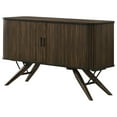 thumbnail image 5 of Wes 2-door Sideboard Buffet Storage Cabinet Dark Walnut, 5 of 12