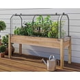 thumbnail image 4 of CedarCraft Greenhouse Cover 21" W x 67”L x 24" H - Provides The Perfect microclimate for Your Plants. Includes Frame & Cover. Planter NOT Included., 4 of 6