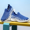 thumbnail image 2 of WZEIIOT Girls Breathable Mesh Sneakers Lightweight Casual Slip-On Soft Sole Sports Shoes, 2 of 9