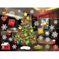 thumbnail image 3 of Pegatinas adhesivas para ventanas con copos de nieve navideños, 3 of 4