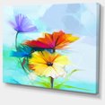 thumbnail image 2 of Impression sur Toile Florale Aquarelle de Printemps - Grande Impression, 2 of 4