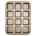 thumbnail image 2 of Molde para hornear Brownie de 12 cavidades Mini molde para pasteles Mini moldes para pan de acero al carbono bandeja para hornear pan para cocina ANGGREK Otros, 2 of 8