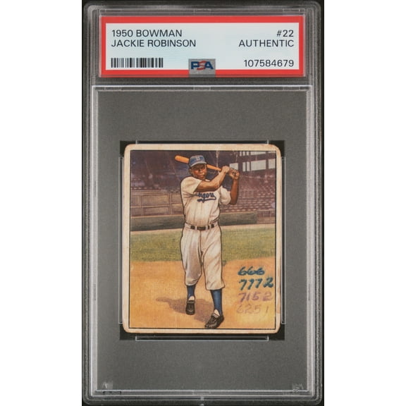 1950 Bowman Jackie Robinson #22 PSA A