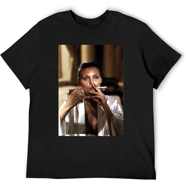 Men's Fashion T Shirts Nothing Exceeds Like Excess Elvira Trending Glamour Crew-Neck t-Shirt Black