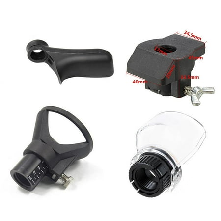 

4 Pieces Durable Rotary Power Tool Rustproof Transparent Cover Accessories Woodworking Electric Grinder Retainer Grinding Set Polishing