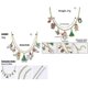 thumbnail image 3 of Christmas Charm Necklace with Holiday Pendants Women Christmas Jewelry Fashion Neck Jewelry Perfect for Adults Gifting, 3 of 5