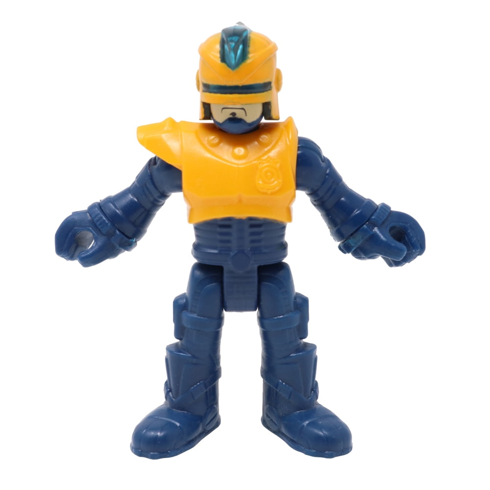 Replacement Part for Fisher-Price Imaginext Toddler Robocop Playset - Replacement Poseable Robot Police Officer Figure - Dressed in Blue and Orange Outfit with Non Removable Helmet