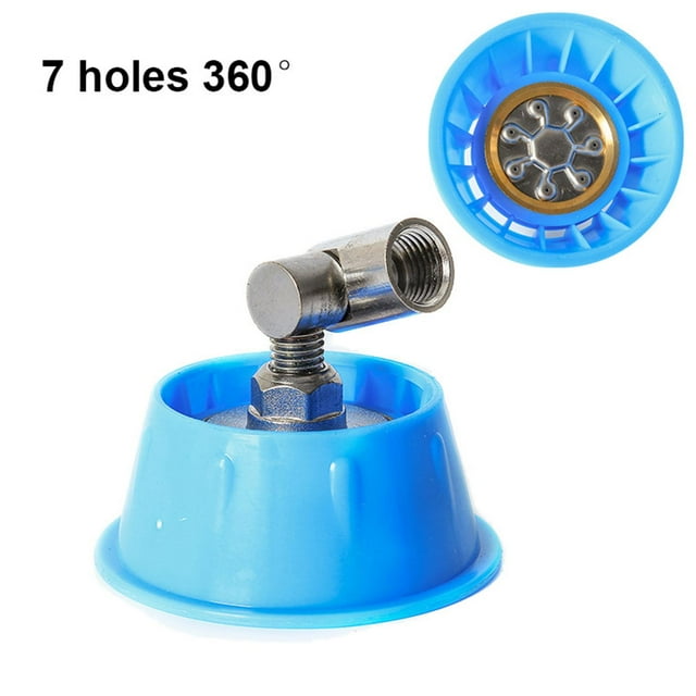 Cabezal de rociador Cola accesorios de herramientas de riego siete agujeros Spinkler 360 grados