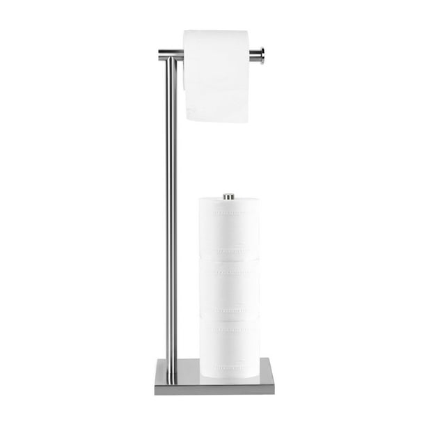 Porta Rollos Papel de baño,Soporte para Papel higiénico de baño,Acero Inoxidable, Capacidad para 4 Rollos de tisú