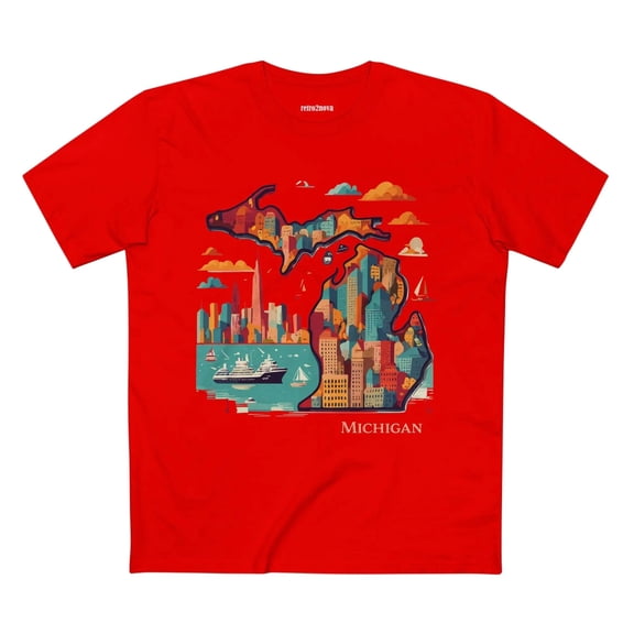 US State Shirts, Michigan Shirt