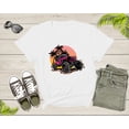 thumbnail image 2 of Cool Monster Truck Offroad Truck at Sunset Moving on Terrain T-Shirt Monster Truck Lover Gift T Shirt for Men Women Boys Girls Tshirt, 2 of 7