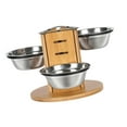 thumbnail image 3 of Bvdfgk Elevated Cat Bowls Adjustable Height for Multiple Cats Dogs Water Food Bowls, 3 of 9