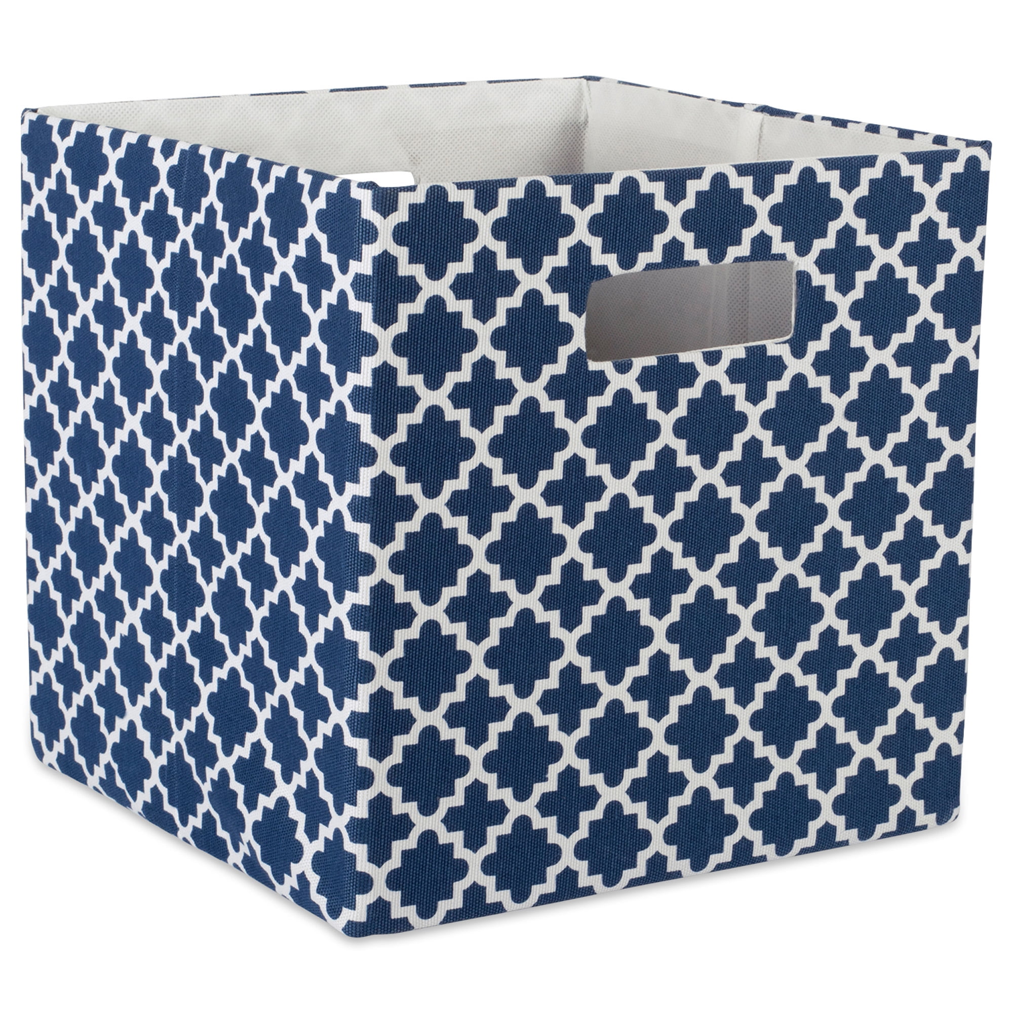 Baskets 3 Sizes, 3 Pack Details about   Blue Velvet Storage Bins Set