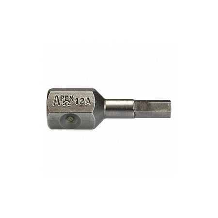 UPC: 0069709912663 | Apex Insert Bit  Steel  SZ-12-A