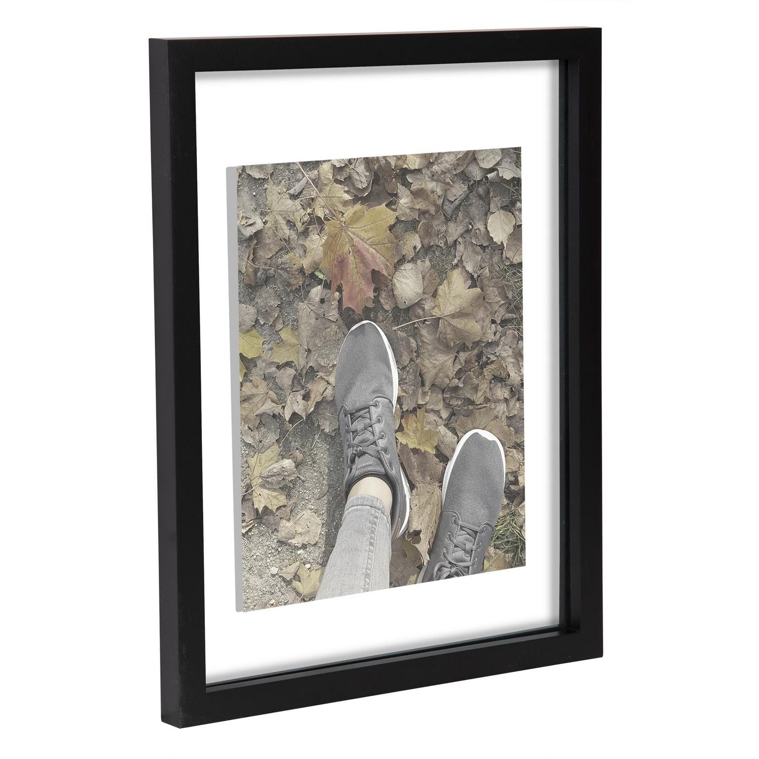 hometrends Gallery Float Black Picture Frame, 11" x 14"