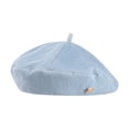 thumbnail image 1 of para mujer, gorro de otoño y primavera, ideal para ir de compras, viajar, fiestas, regalo de cumpleaños Azul claro, 1 of 9