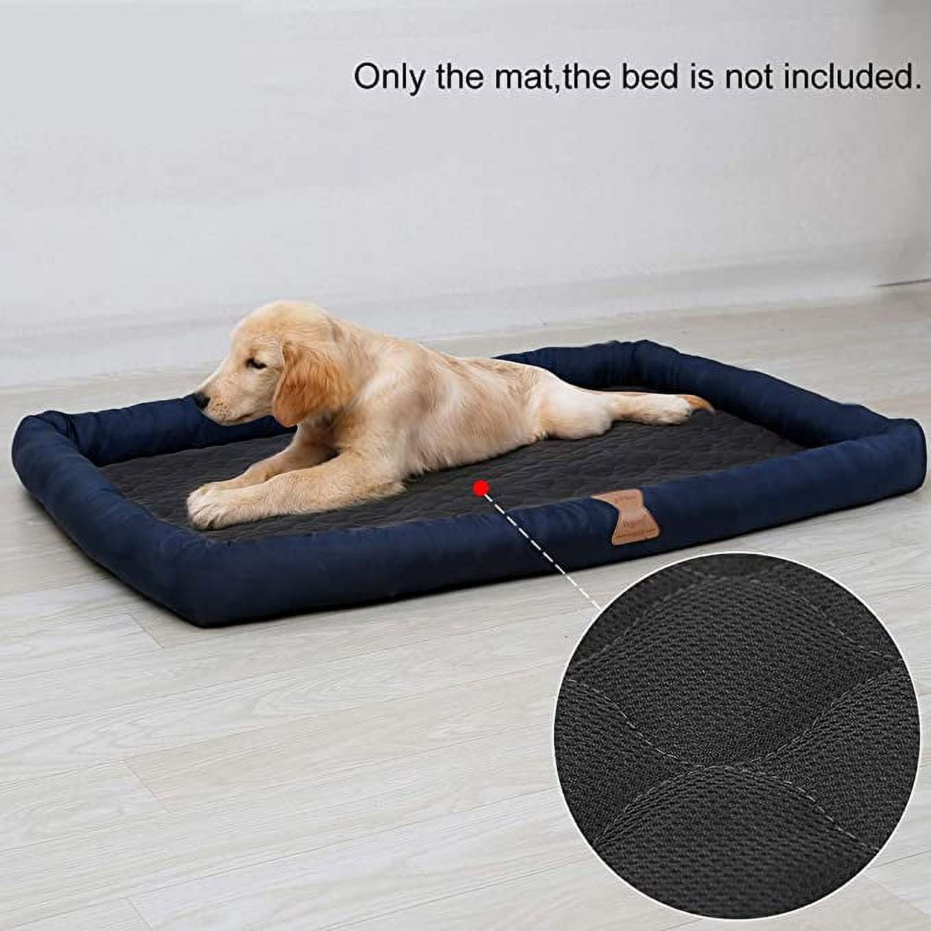 Pet Pee Pad, Dog Washable Training Blanket Absorbent Mat for Puppy Small Medium Large Dog (L, Black)