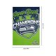 thumbnail image 2 of Bandera FOCO Seattle Seahawks Campeones del Super Bowl LX 71x102 cm, 2 of 3