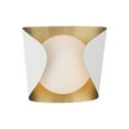 thumbnail image 4 of Minka Lavery 3771 Flare 8" Tall Bathroom Sconce - Dark Bronze / Legacy Brass, 4 of 7