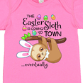 thumbnail image 4 of Inktastic Easter Sloth with bunny ears- funny Boys or Girls Baby Bodysuit, 4 of 5