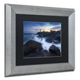 thumbnail image 4 of Trademark Fine Art "Ploumanac'h Between Night and Day" Canvas Art by Mathieu Rivrin, Black Matte, Silver Frame, 4 of 4