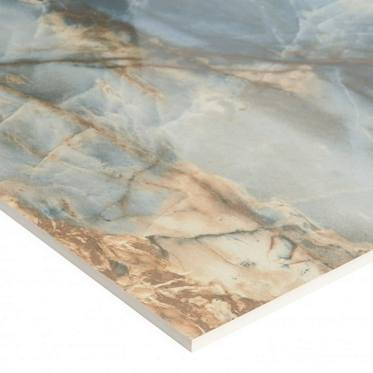 Vision Stone Blue 24x48 Polished Porcelain Tile Sample Vision Stone Blue 24x48 Polished Porcelain Tile Sample