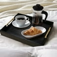thumbnail image 7 of LotFancy Large Wood Serving Tray, 17x13", Rectangle Food Tray with Handles, 7 of 7