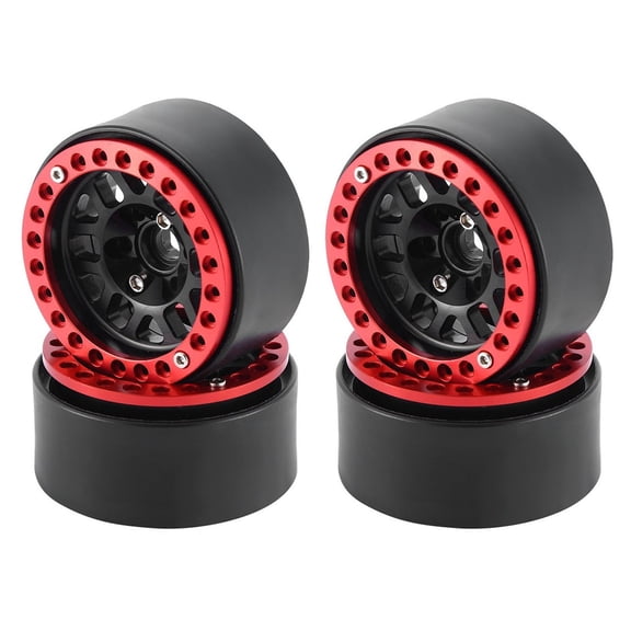 1.9’’ Toy Wheel Rims Hubs Remote Control Offroads Car Replacement Wheel Rims 4PCS for 1:10 Toy Car SCX10 Model Vehicle Part