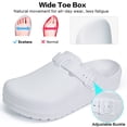 thumbnail image 2 of Ecetana Women Work Clogs Slip Resistant Shoes for Chef Nurse Garden Comfortable Slip-On Slide Sandals, 2 of 7