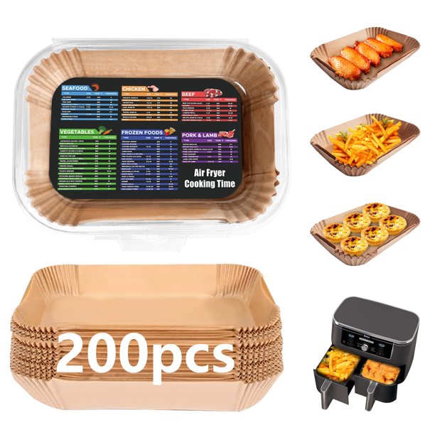 Forros para freidora Adhjito para Ninja DZ201/DZ401, 200 unidades