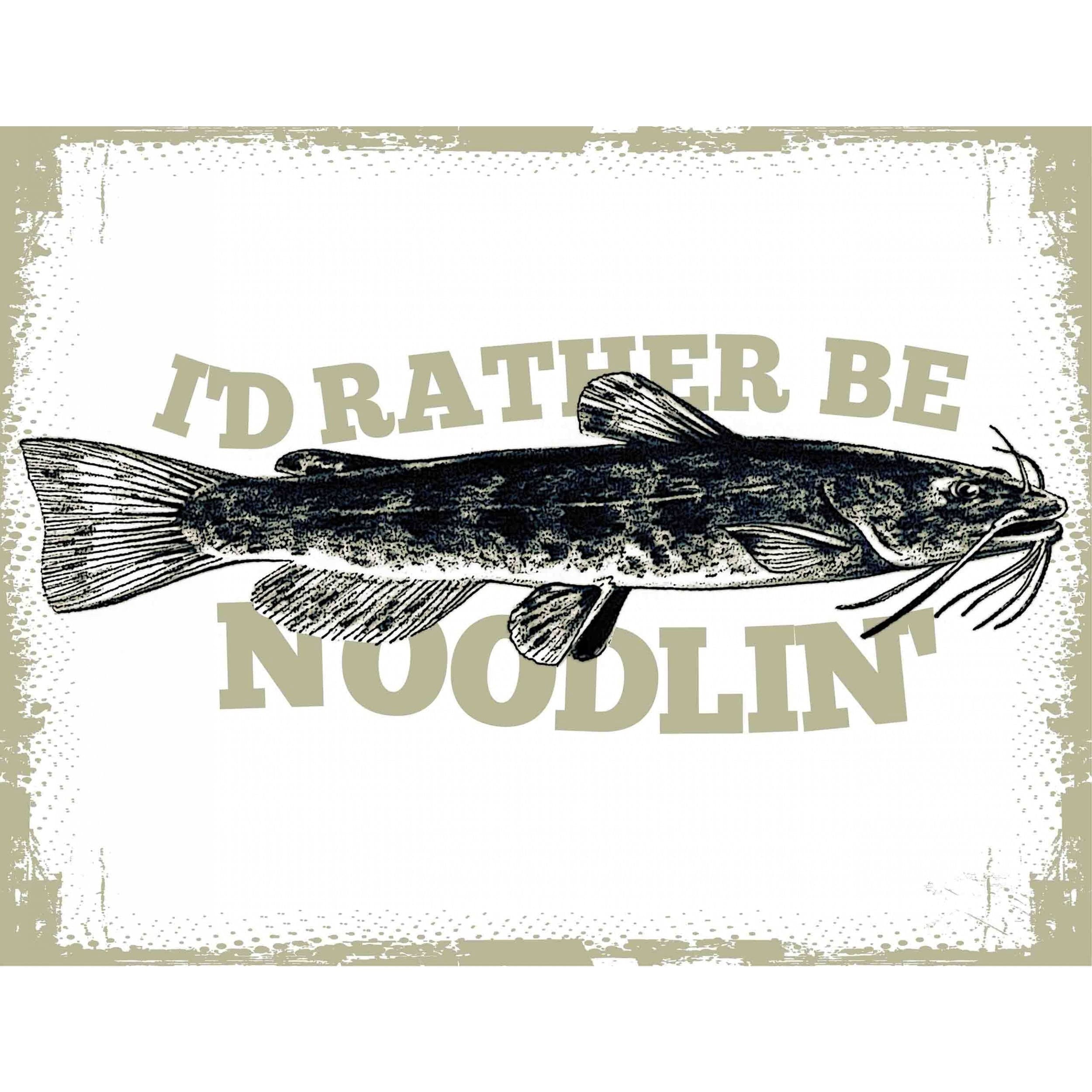 Marmont Hill Catfish Noodlin by Saturday Evening Post Painting Print on Canvas