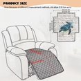 thumbnail image 7 of Kuiaobaty Wooden Turtle Print 1 Piece Reclining Seat Cushion Slipcover, Non Slip Waterproof Recliner Sofa Cover, Breathable Stain Resistant Furniture Protector for Living Room, 7 of 7