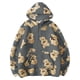 thumbnail image 1 of Moda mujer Casual felpa invierno cálido manga larga Plaide señoras Tops sudaderas Fridja  FKASFK5943, 1 of 3