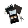 Wallet With Removable Key Ring - Black