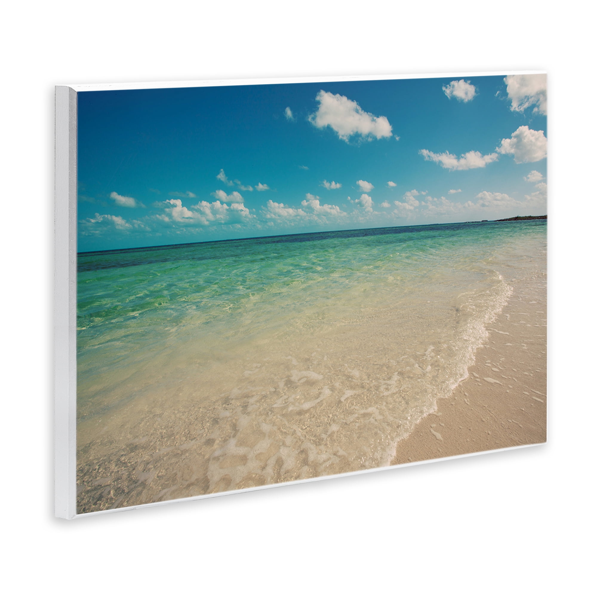 Stupell Industries Tranquil Coast Shore Coastal Photography Unframed Art Print Wall Art, 15 x 10