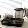 thumbnail image 1 of shyuyusa 2000ML Large Capacity Water Pitcher Cup Tray Combination Drinkware Set For Home Kitchen Dining Table Use, 1 of 6